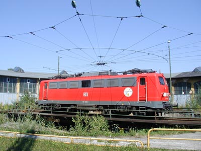 Drehscheibe mit BR 110