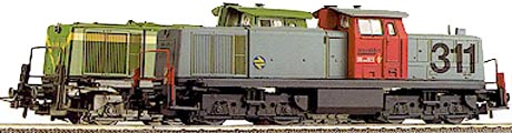 [43457] Zwei Dieselloks der Baureihe 311 der RENFE