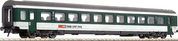 Roco Reisezugwagen SBB Nr 61 85 10 90 201-7 1.Kl mit Innenbel.30,4cm WagenBox 