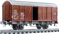 [3417] gedeckter Gterwagen mit Bremserhaus