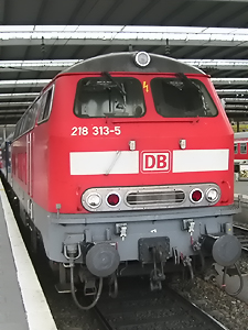 218 313-5 in Mnchen Hbf