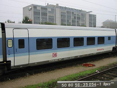 Talgo-Liegesesselwagen, M�nchnen Ost