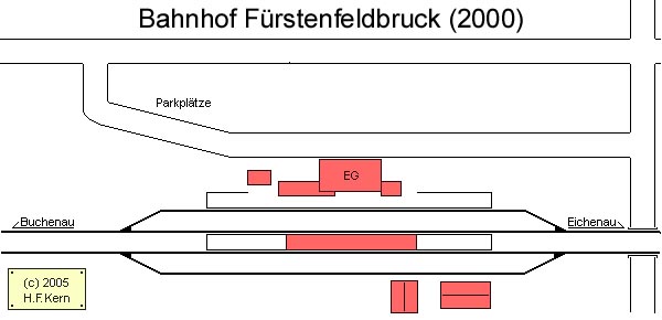 Gleisplan von F�rstenfeldbruck
